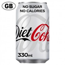 DIET COKE CANS ( GB ) 24 x 330ml