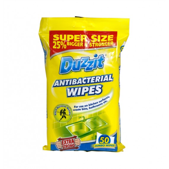 DUZZIN ANTIBACTERIAL WIPES