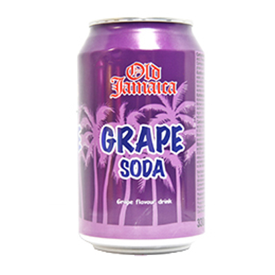 ECA058OLD JAMAICA GRAPE SODA CANS 24x330ml