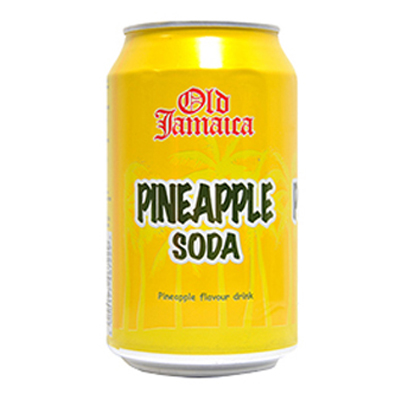 ECA060OLD JAMAICA PINEAPPLE SODA CANS 24x330ml