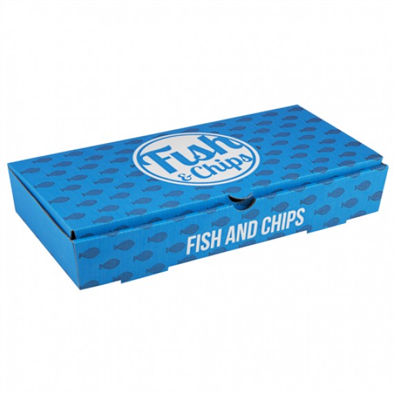 FISH AND CHIPS BOX 12″ LARGE 1×100