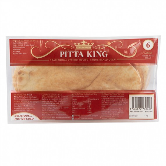 KING PITTA BREAD LARGE AMBIANT BOX