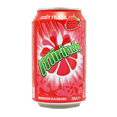 MIRINDA STRAWBERRY CANS 24x330ml