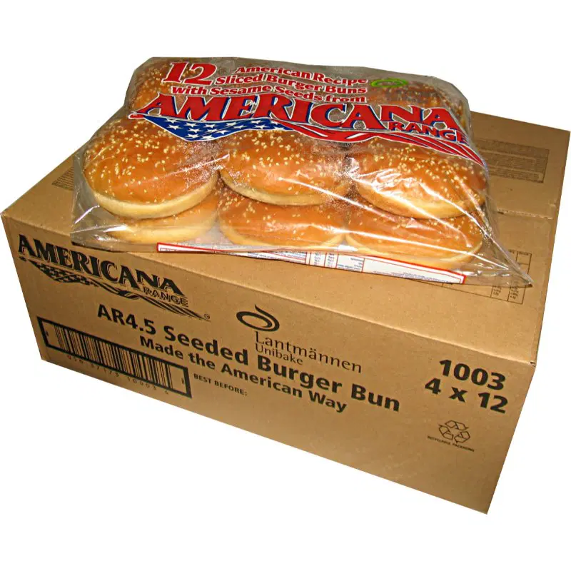 Amercian 4.5′” Seeded Bun R4.5 48x77g