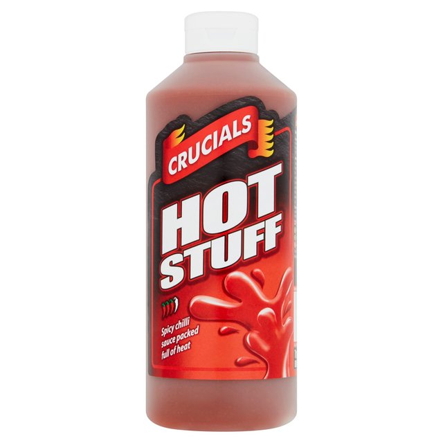 CRUCIALS SQUEEZY HOT STUFF SAUCE 6 X 1 LTR