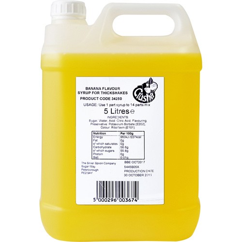 Crusha Banana Syrup 5L