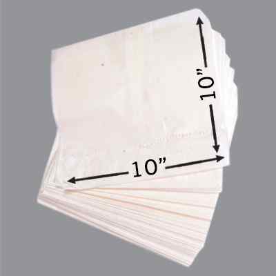 GREASEPROOF TAKEAWAY BAGS 10×10 1×1000