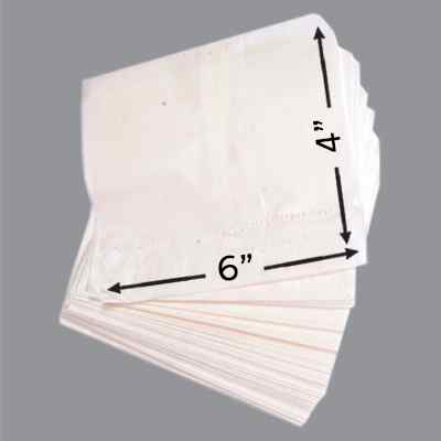 GREASEPROOF TAKEAWAY BAGS 6×4 1×1000