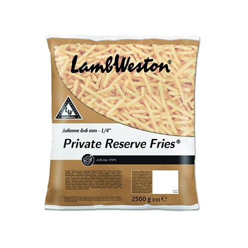 LW Private Reserve Julienne (6×6) Chips 2.5kg (F62)