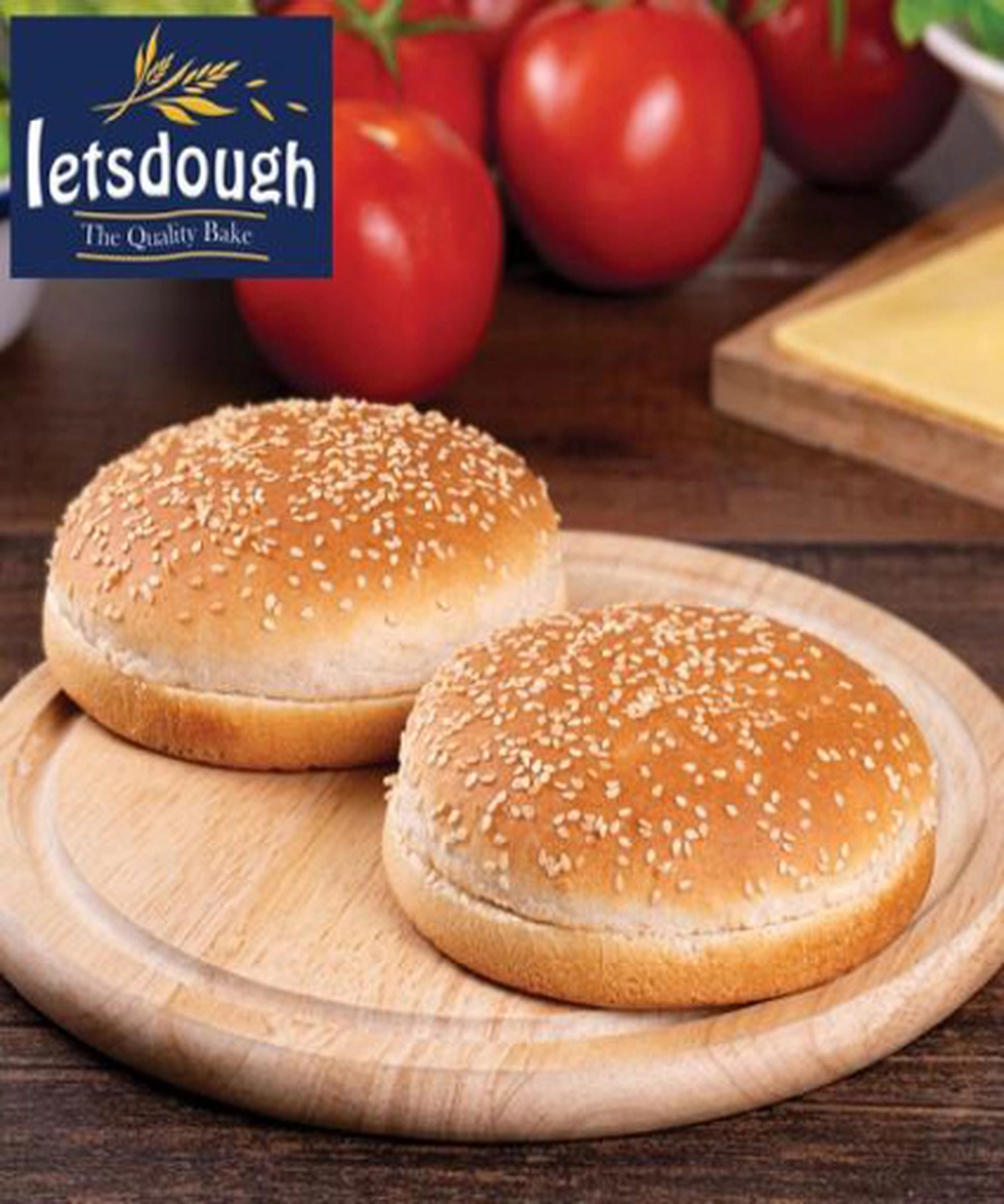 Letsdough 5″ Burger Buns 48x89g