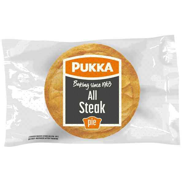 PUKKA ALL STEAK PIE WRAPPED 1×12