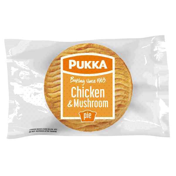 PUKKA CHICKEN & MUSHROOM PIE WRPED 12X229g