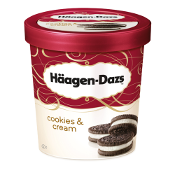 H/DAZ COOKIES & CRM ICE CREAM 8X460ML