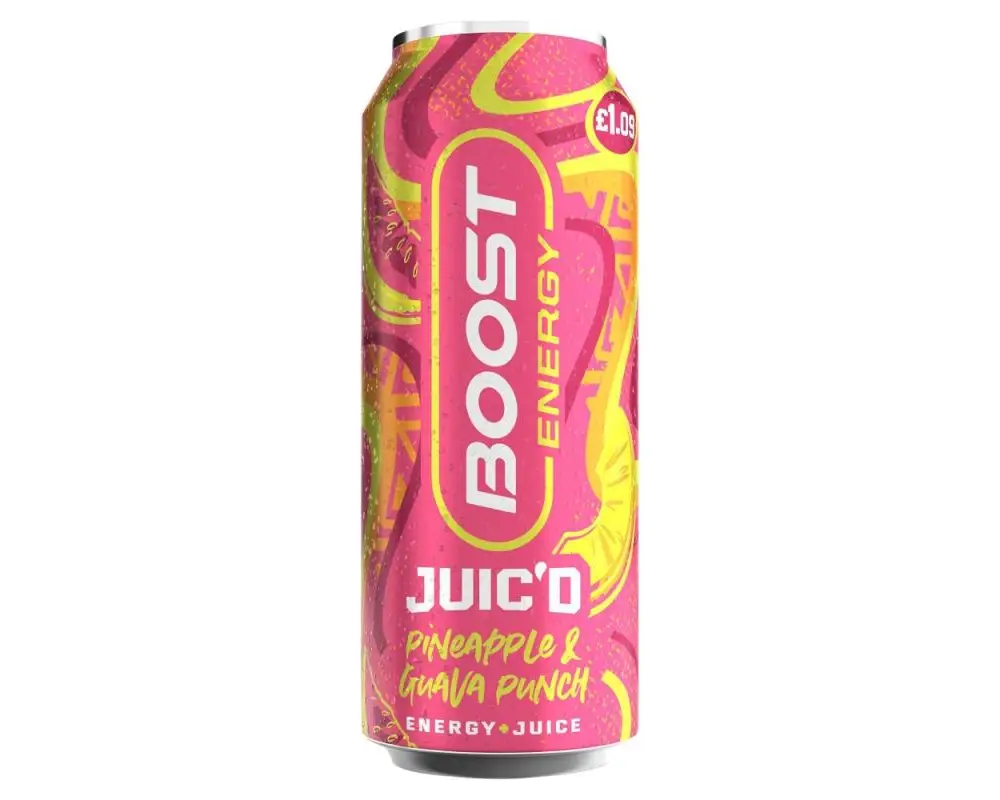 Boost Energy Juicd Pineapple & Guava Punch 12x500ml PM1.09