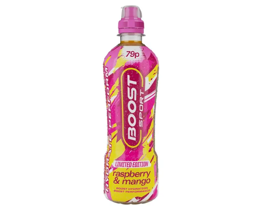 Boost Sport Raspberry & Mango Fusion 12x500ml PM 79p