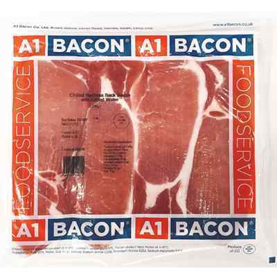 A1 QUALITY BACK BACON 1 x 2.27Kg PACKET