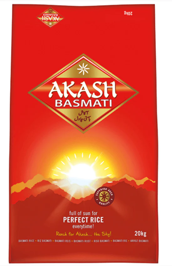 AKASH BASMATI RICE 1 X 20KG