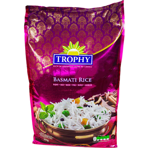 TROPHY BASMATI RICE 1 X 20KG