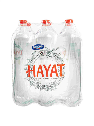 Hayat Mineral Water 6 x 1.5lt